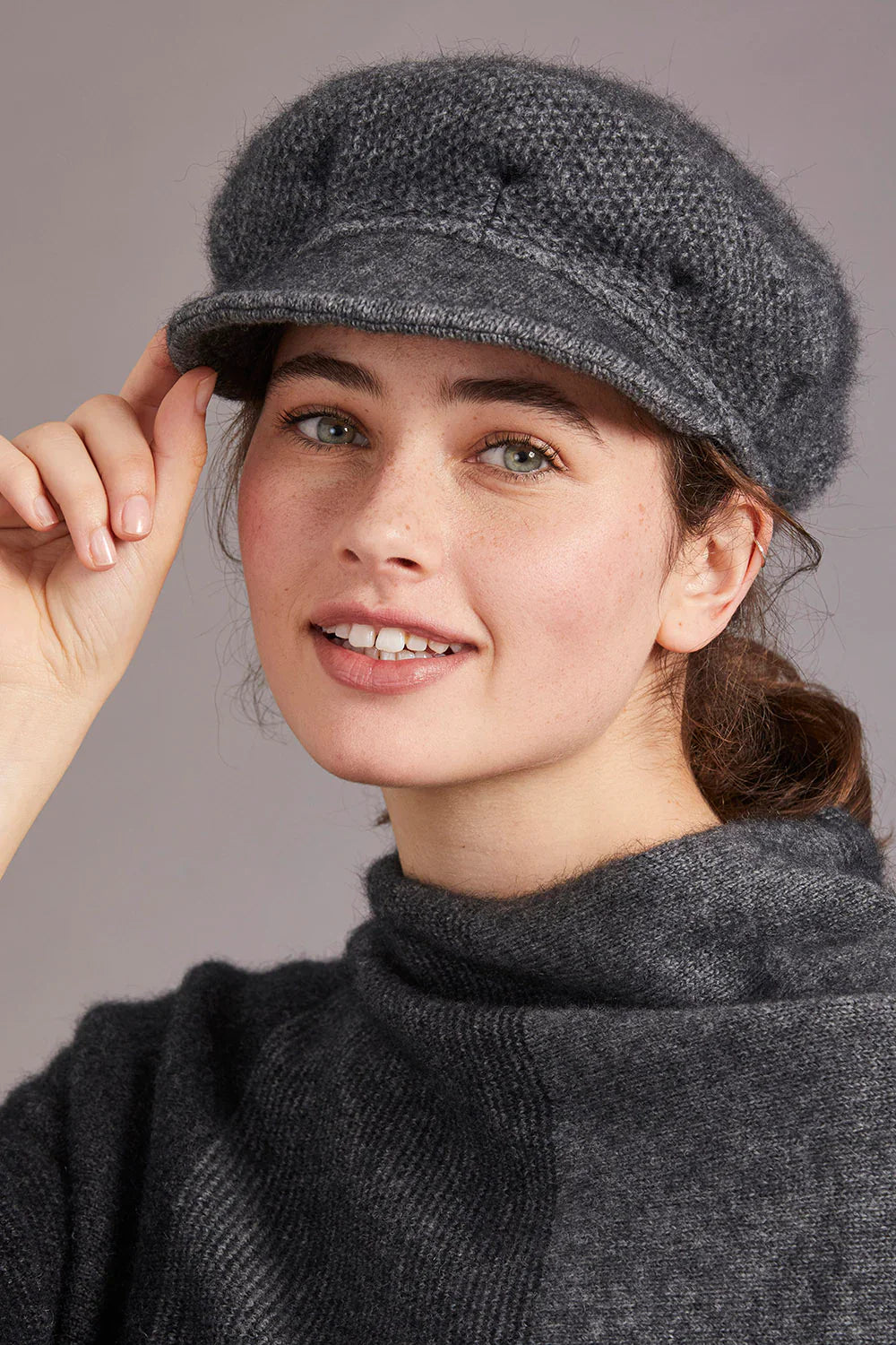 Soft Peak Possum Merino Hat