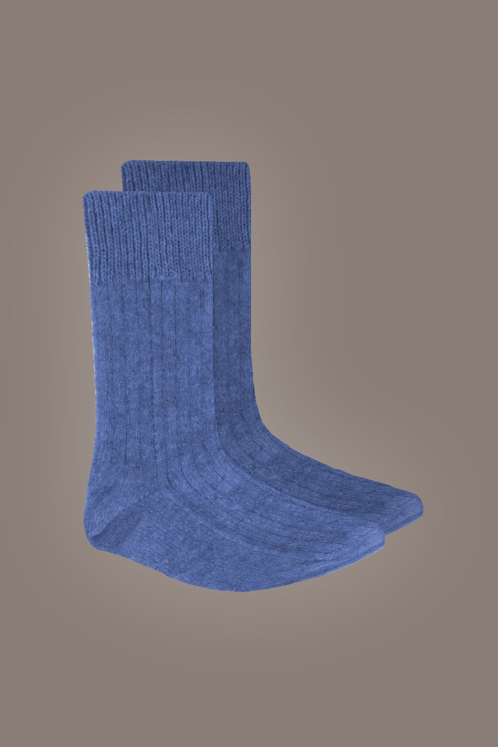 Rib Possum Merino Socks