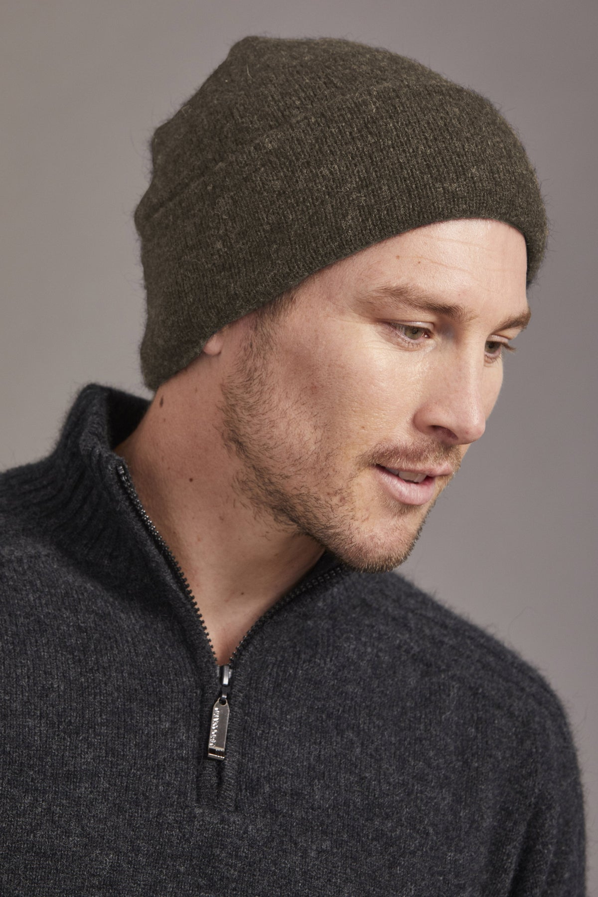 Plain Tubular Possum Merino Hat