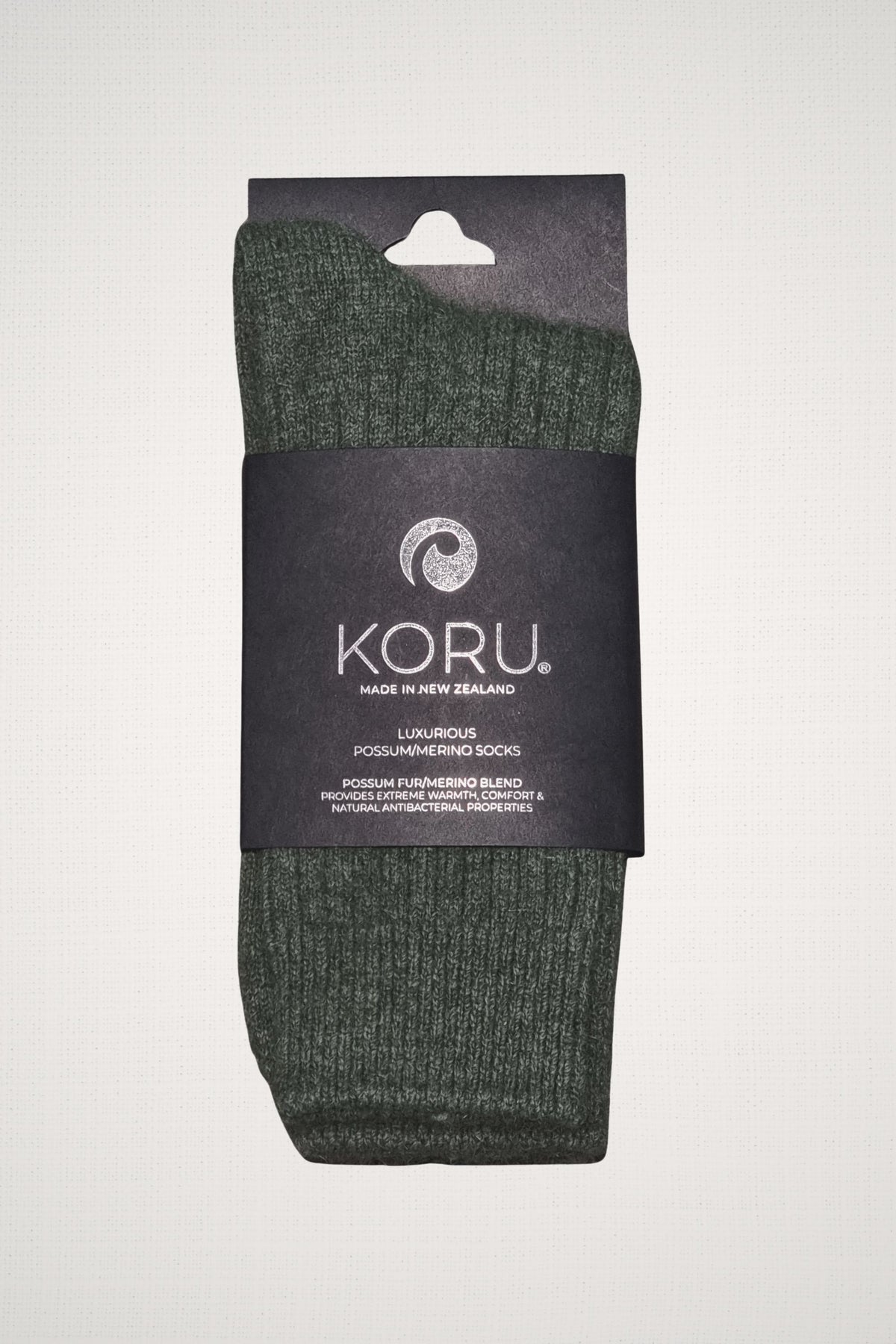 Possum Merino Ribbed Socks